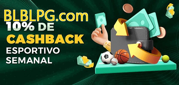 10% de bônus de cashback na BLBLPG.com