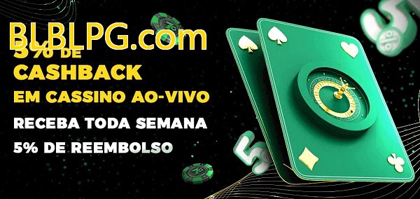 Promoções do cassino ao Vivo BLBLPG.com